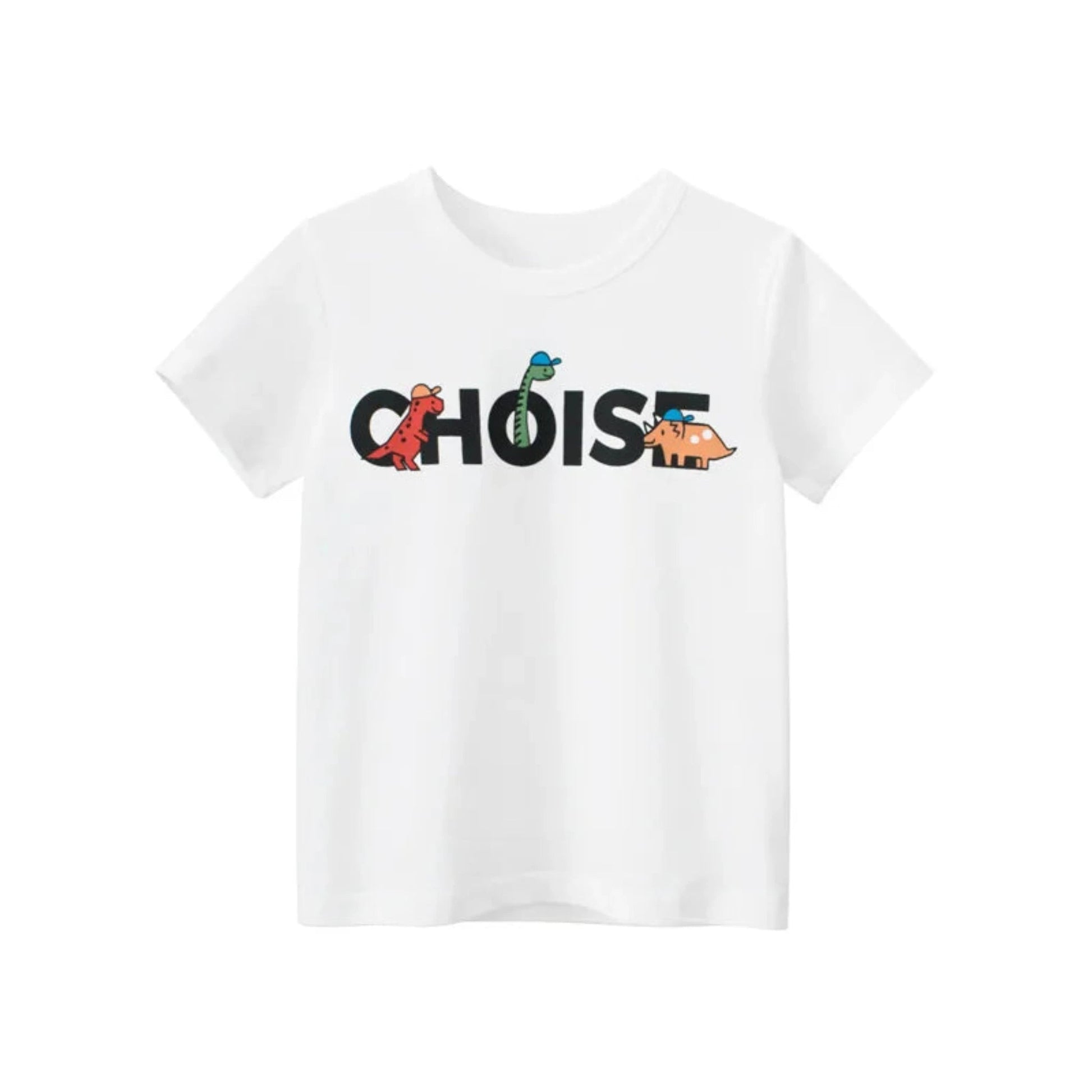 Kids Cotton Short Sleeve T-Shirt | Korean Style Cartoon Tee for Boys (2T–9Y) - Babytopia32