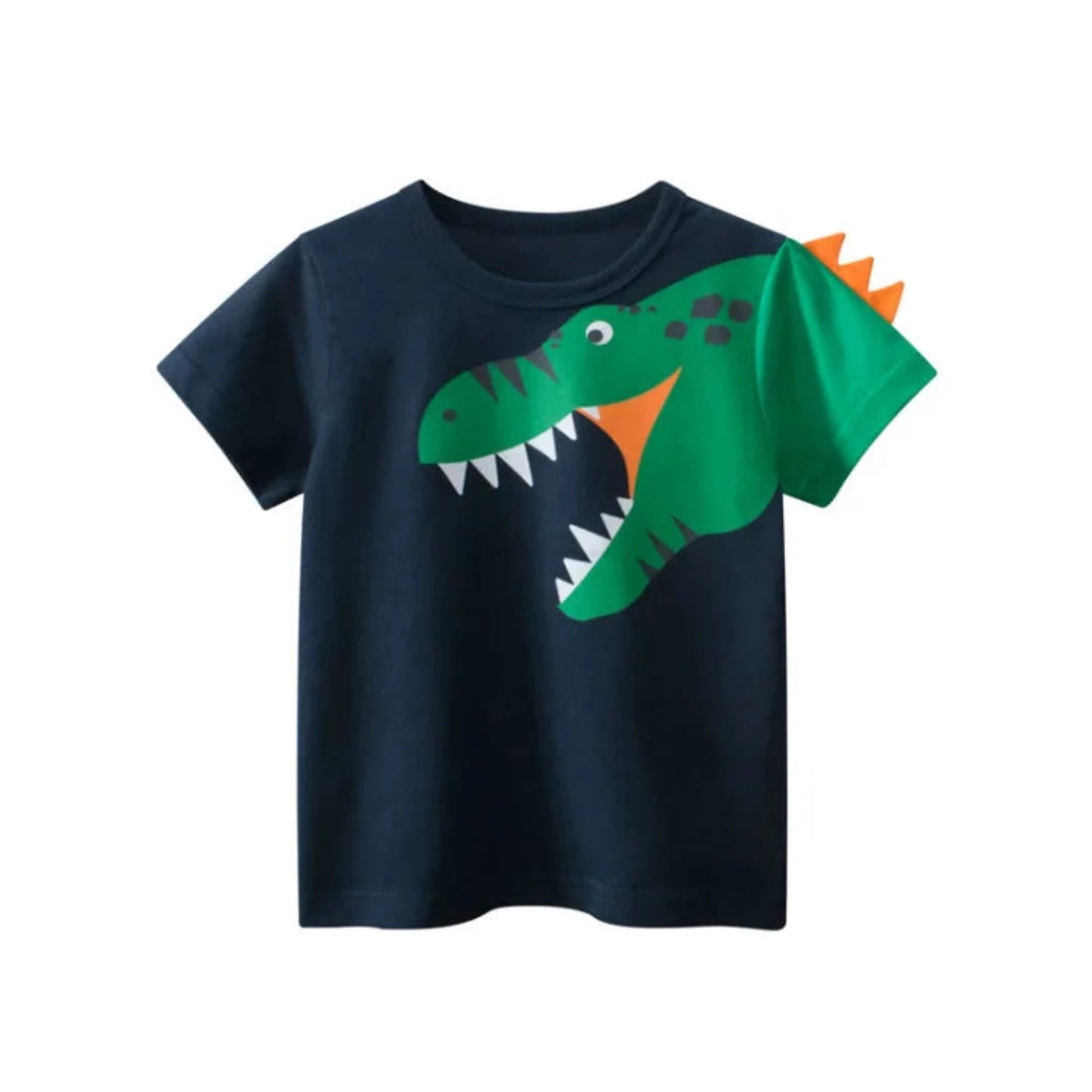 Kids Cotton Short Sleeve T-Shirt | Korean Style Cartoon Tee for Boys (2T–9Y) - Babytopia32