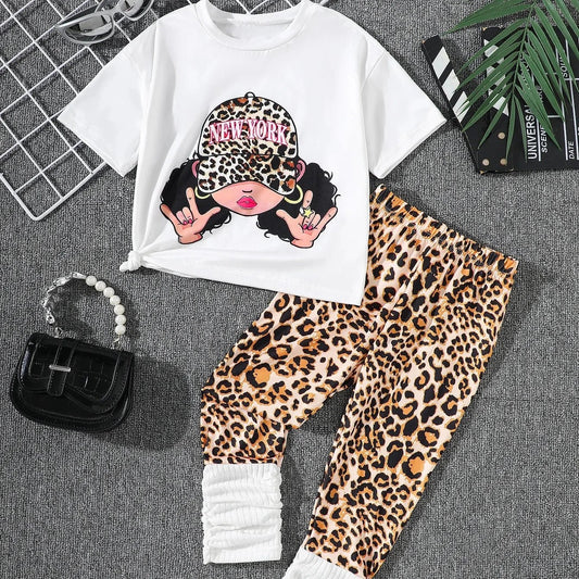 Leopard Print 2PC - Babytopia32