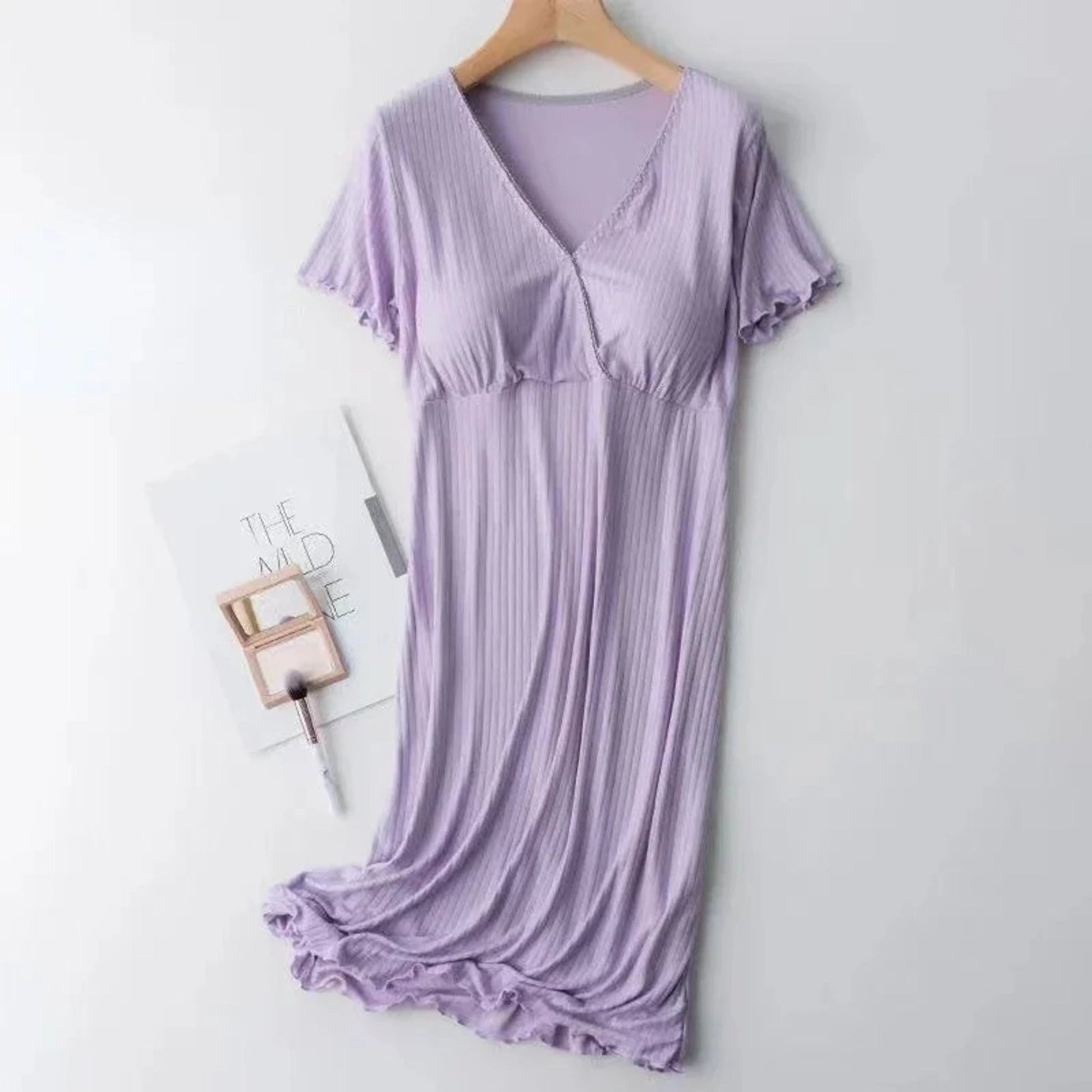 Maternity Pajama Dress - Babytopia32