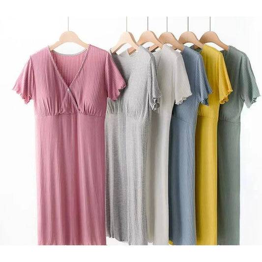 Maternity Pajama Dress - Babytopia32