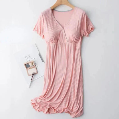Maternity Pajama Dress - Babytopia32