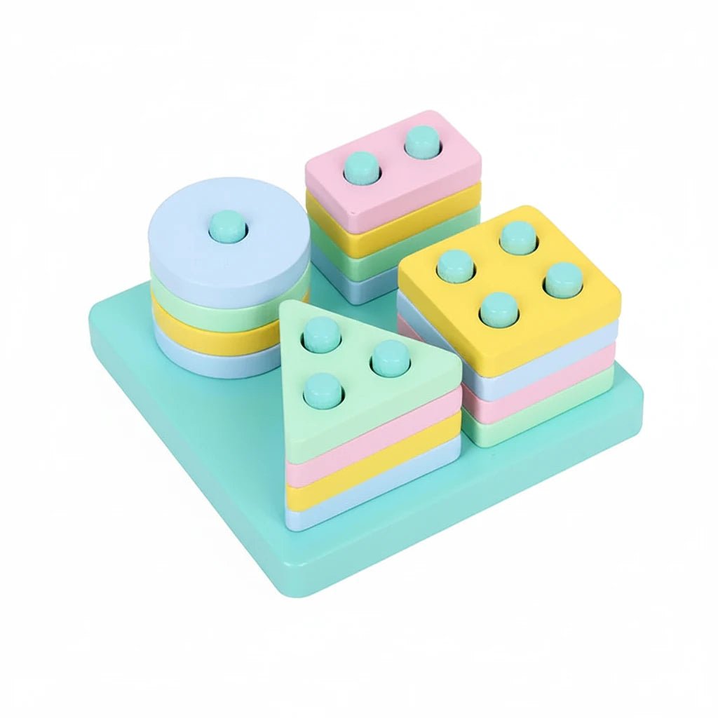 Montessori 3D Wooden Puzzles for Babies & Kids — Early Learning Educational Toys | Animals, Music & More | Ages 0–6 - Babytopia32