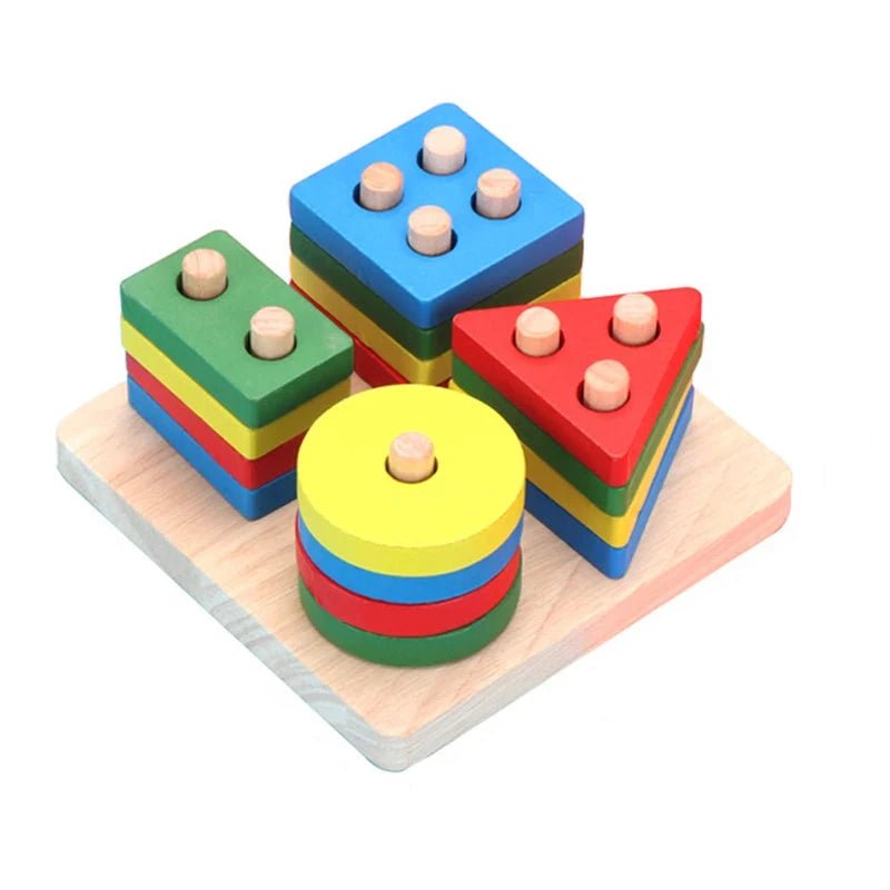 Montessori 3D Wooden Puzzles for Babies & Kids — Early Learning Educational Toys | Animals, Music & More | Ages 0–6 - Babytopia32
