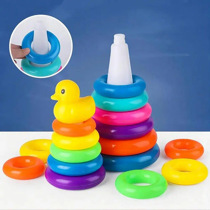 Montessori Rolling Ball Tower & Stacking Track — Baby Development Toy for Toddlers Ages 1–3 | CE Certified - Babytopia32