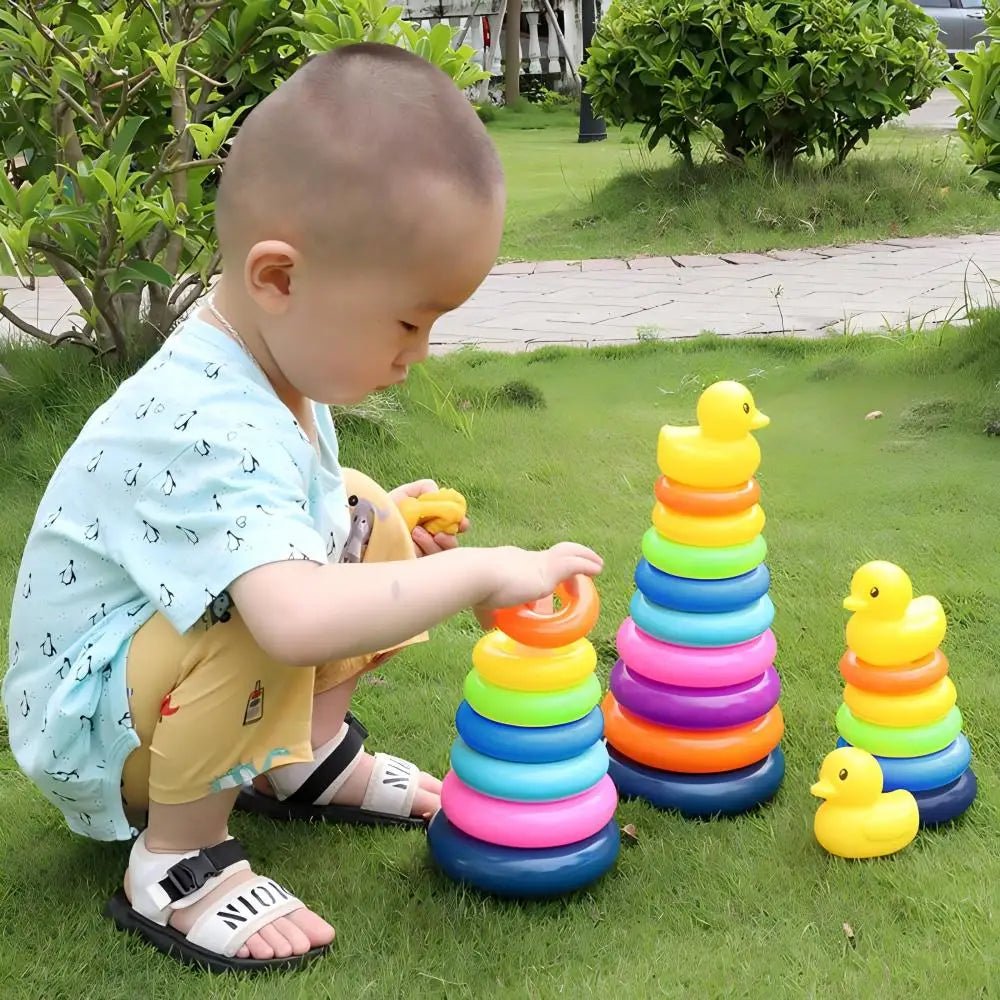 Montessori Rolling Ball Tower & Stacking Track — Baby Development Toy for Toddlers Ages 1–3 | CE Certified - Babytopia32