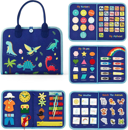 Montessori Toddler Busy Board — Sensory & Motor Skills Learning Toy for Kids Ages 3–6 | Autism-Friendly - Babytopia32