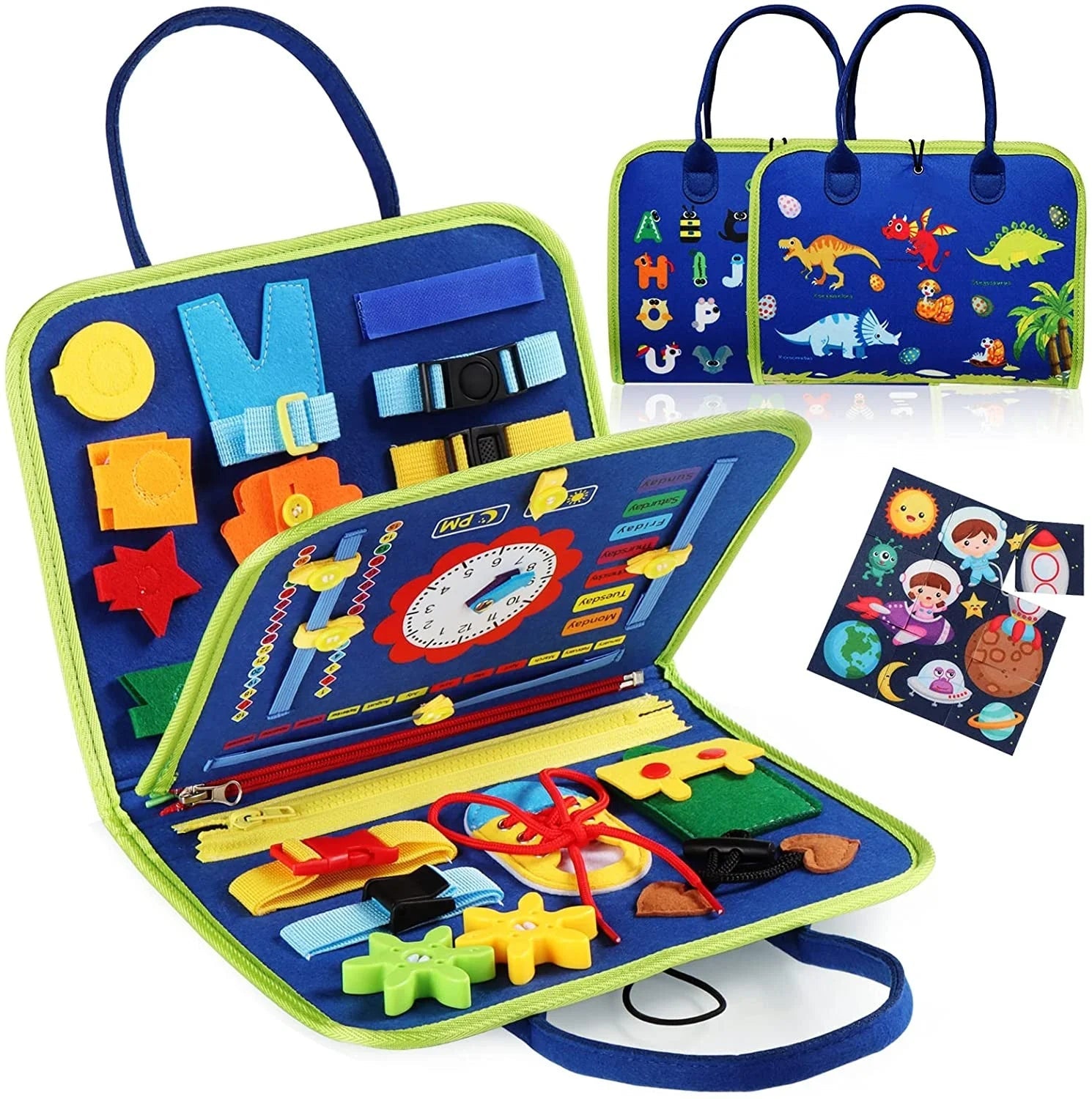 Montessori Toddler Busy Board — Sensory & Motor Skills Learning Toy for Kids Ages 3–6 | Autism-Friendly - Babytopia32
