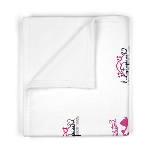 New Baby Girl Pink Congratulations Blanket — 30×40" Soft Fleece Newborn Gift - Babytopia32