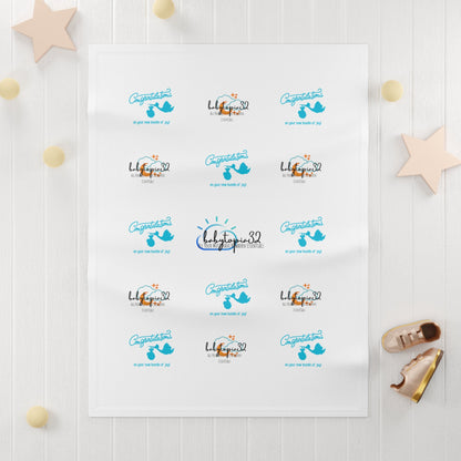 New Bundle of Joy Congratulations Baby Blanket — 30×40" Soft Fleece Newborn Gift - Babytopia32