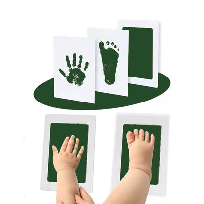Newborn Baby Hand & Footprint Ink Pad Kit – Safe, Inkless Memory Keepsake - Babytopia32