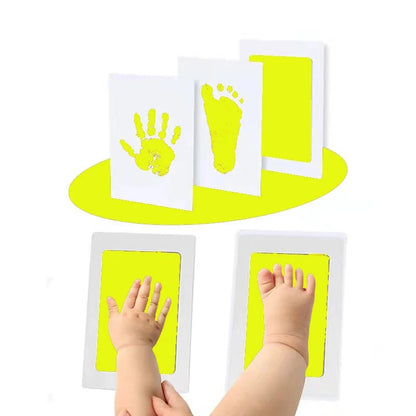 Newborn Baby Hand & Footprint Ink Pad Kit – Safe, Inkless Memory Keepsake - Babytopia32