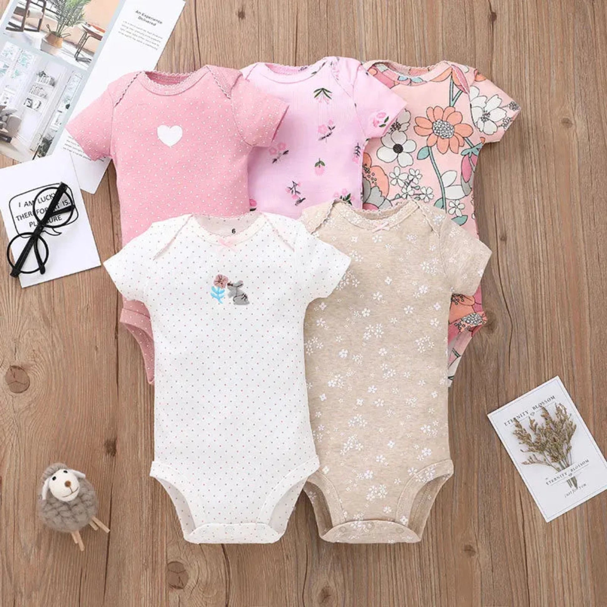 Newborn Cotton Bodysuit - Babytopia32