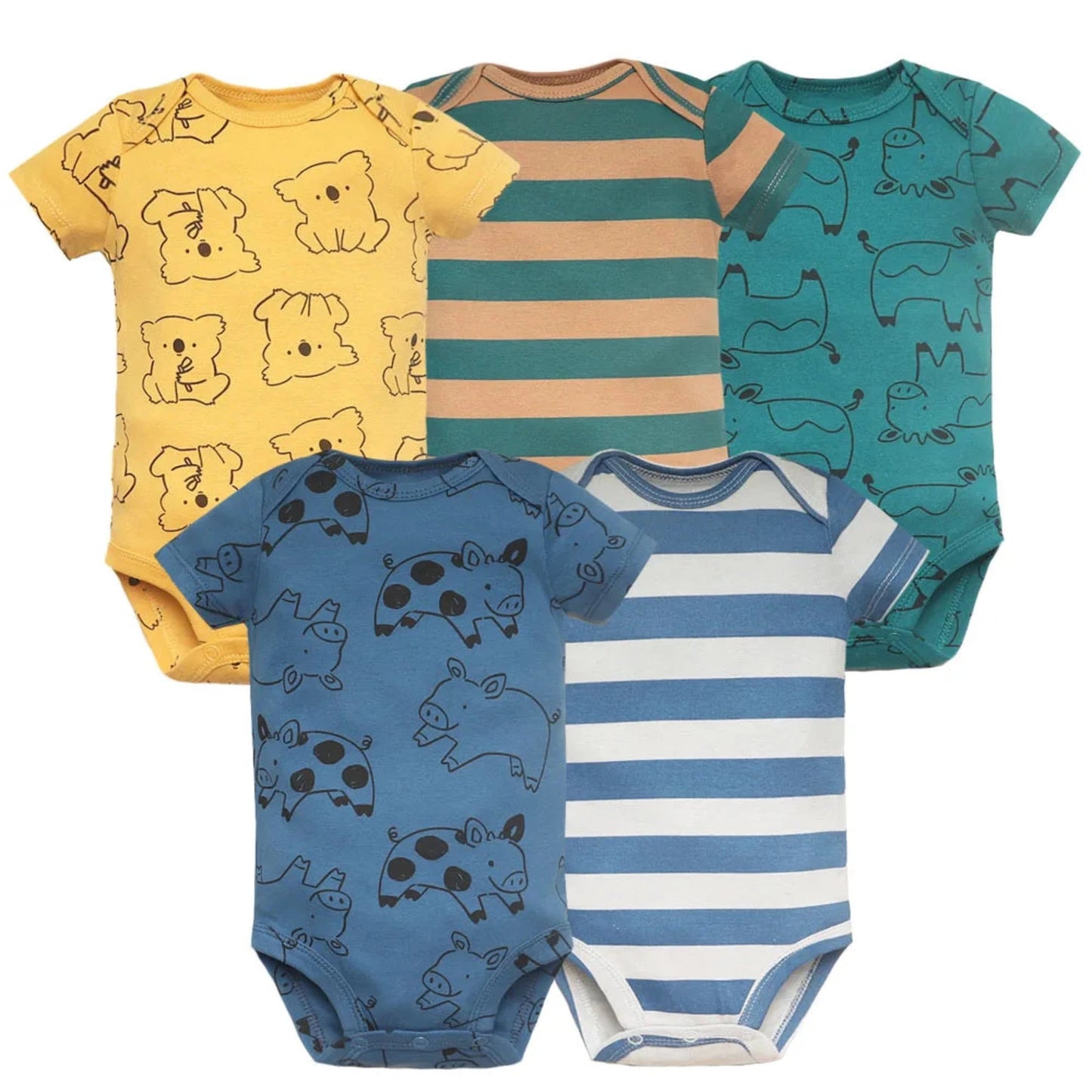 Newborn Cotton Bodysuit - Babytopia32