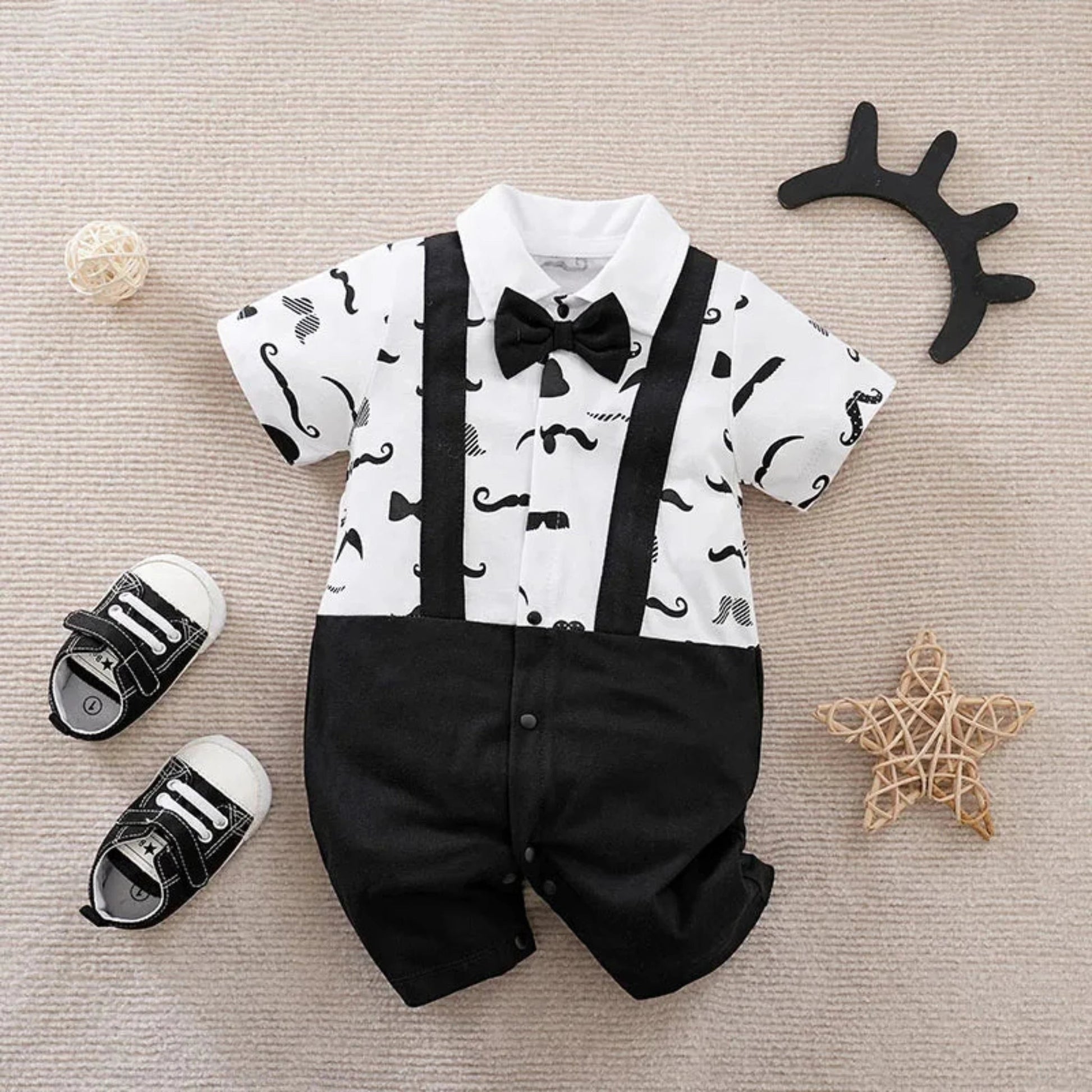 Newborn Gentleman Romper - Babytopia32