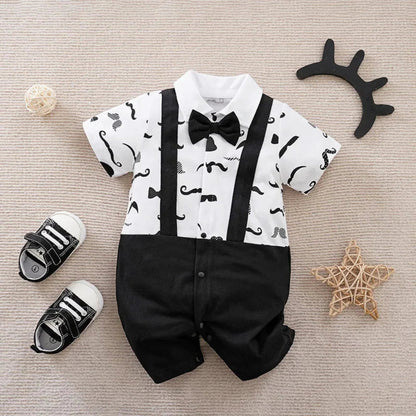 Newborn Gentleman Romper - Babytopia32