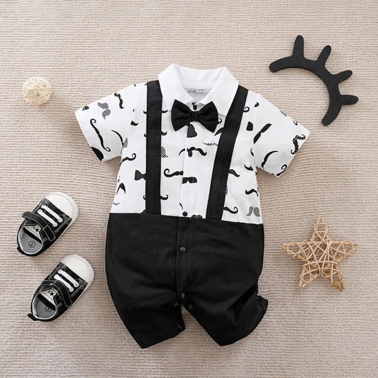 Newborn Gentleman Romper - Babytopia32