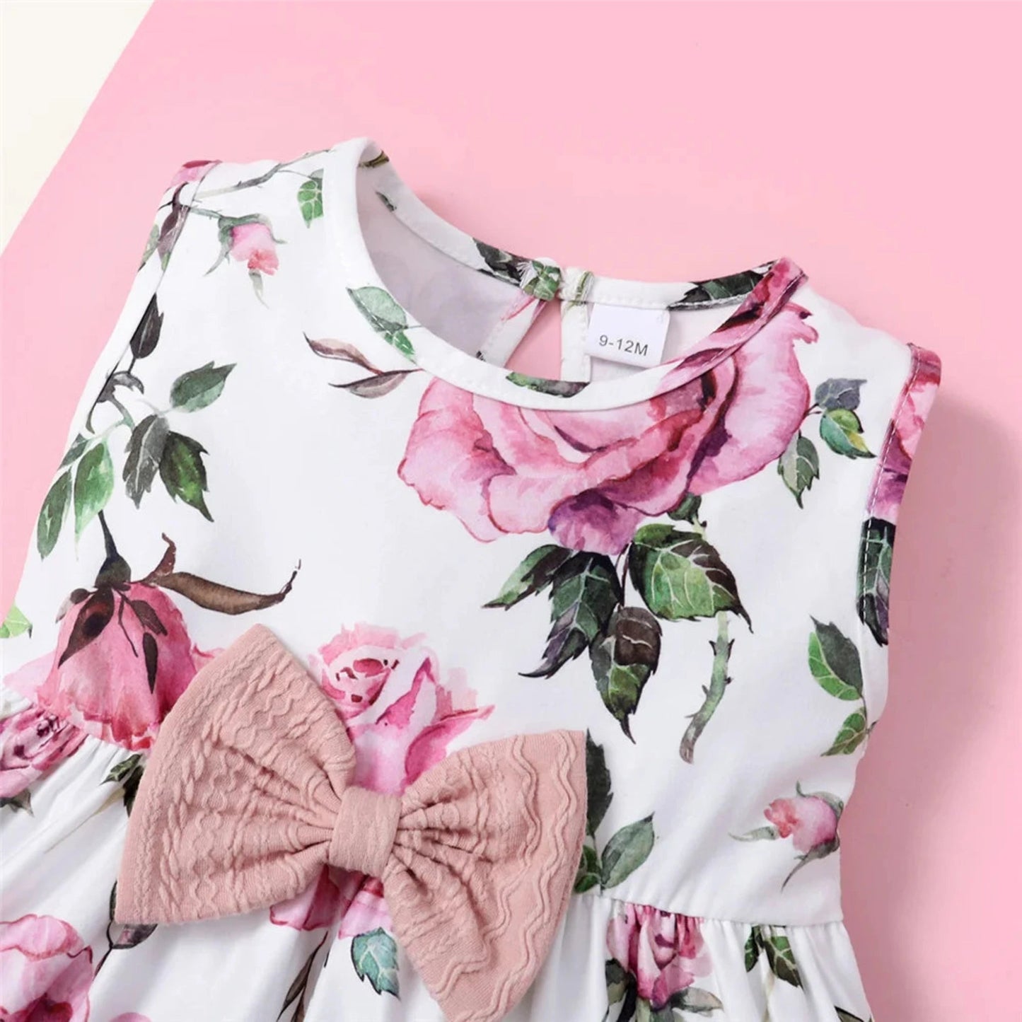 Pink Rose Dress - Babytopia32