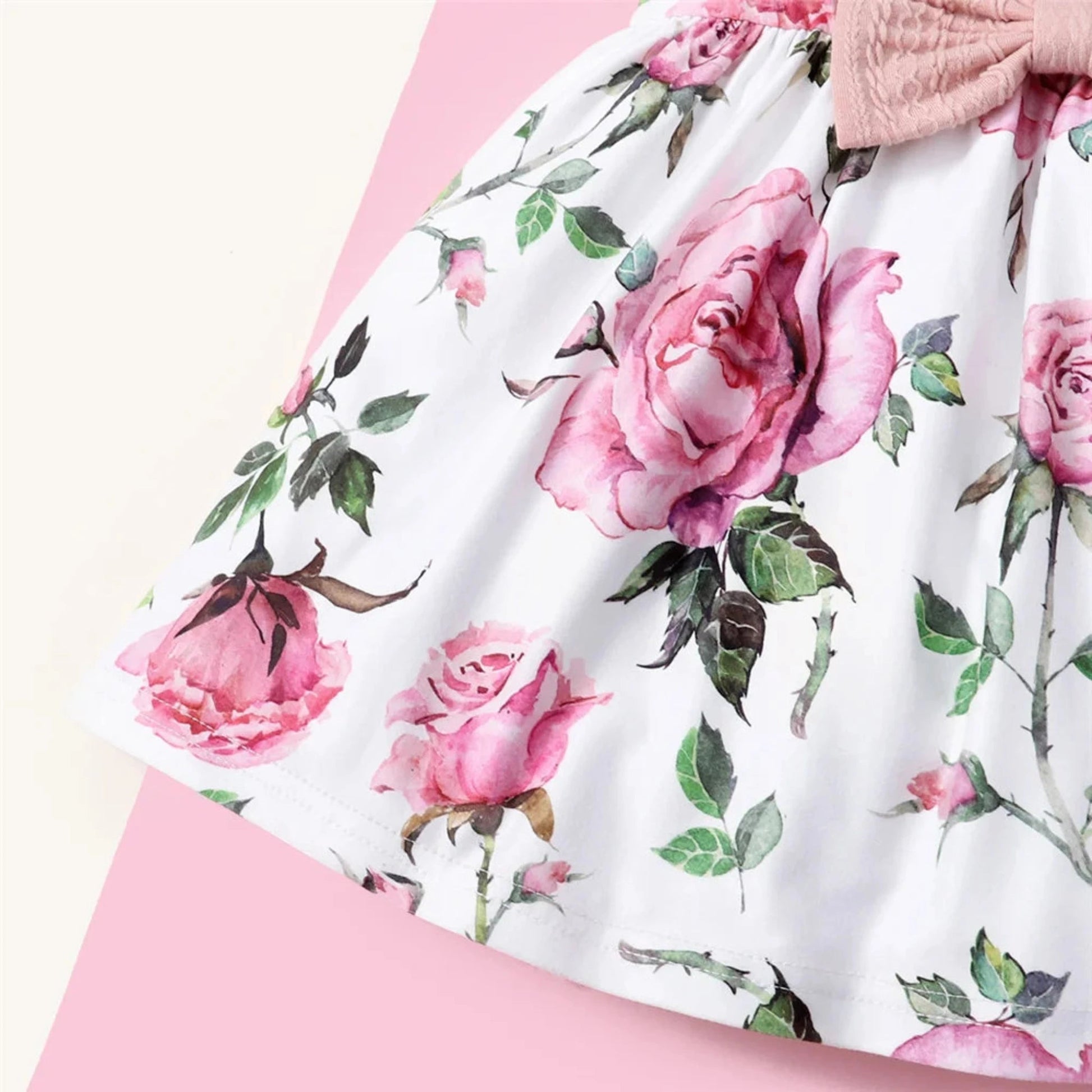 Pink Rose Dress - Babytopia32
