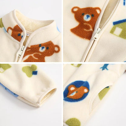 Plush Cardigan Jacket - Babytopia32