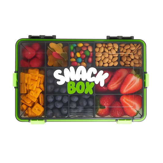 Portable Airtight Snack Box with Removable Compartments — Travel Food Storage for Charcuterie, Fruit & Candy - Babytopia32