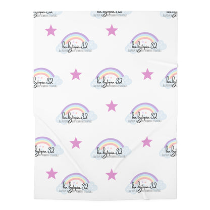 Rainbow Baby Swaddle Blanket — 30×40" Colorful Nursery Wrap | Newborn Gift & Milestone Photo Prop - Babytopia32