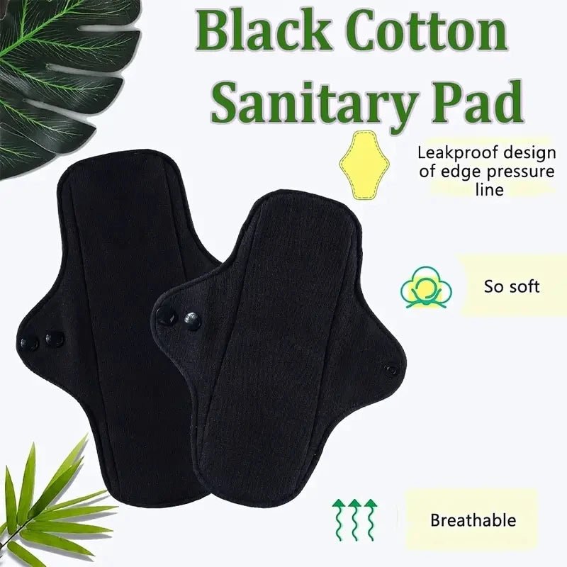 Reusable Menstrual Pads — 3-Pack Cotton Cloth Pads for Heavy Flow - Babytopia32