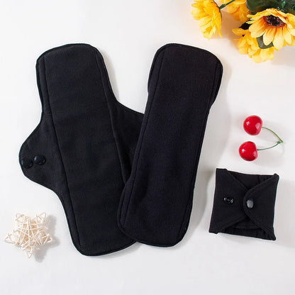 Reusable Menstrual Pads — 3-Pack Cotton Cloth Pads for Heavy Flow - Babytopia32