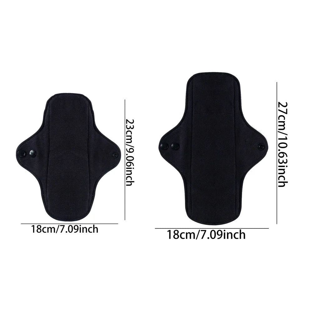 Reusable Menstrual Pads — 3-Pack Cotton Cloth Pads for Heavy Flow - Babytopia32