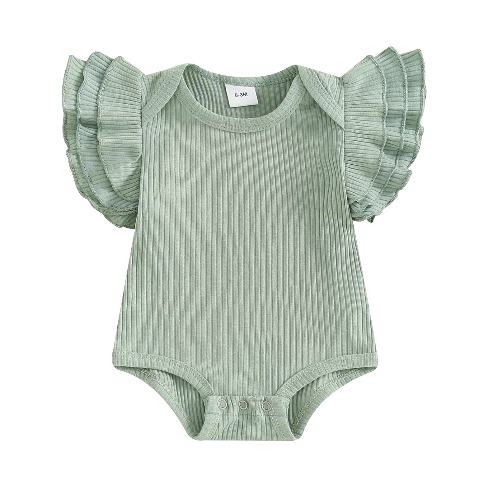 Ruffle Sleeves Bodysuit - Babytopia32