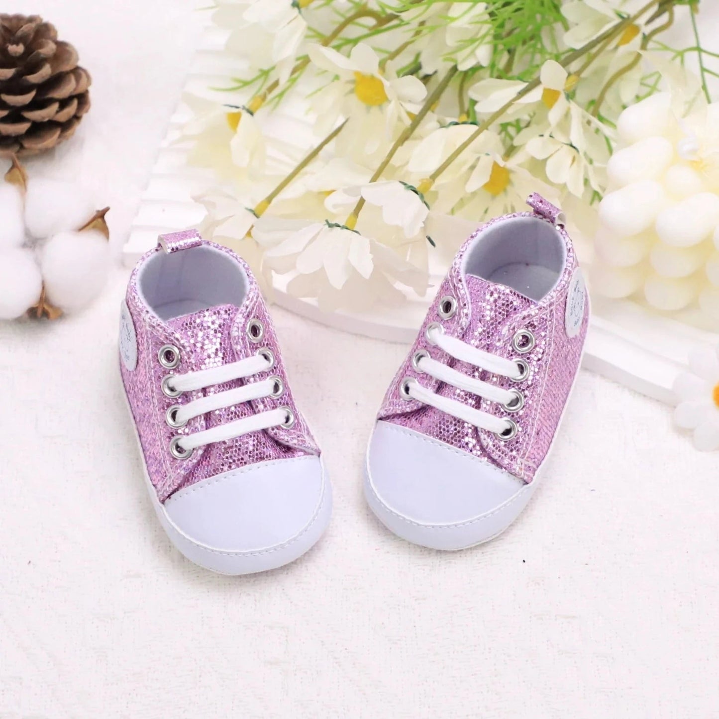 Sequins Canvas Sneakers - Babytopia32