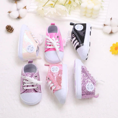 Sequins Canvas Sneakers - Babytopia32