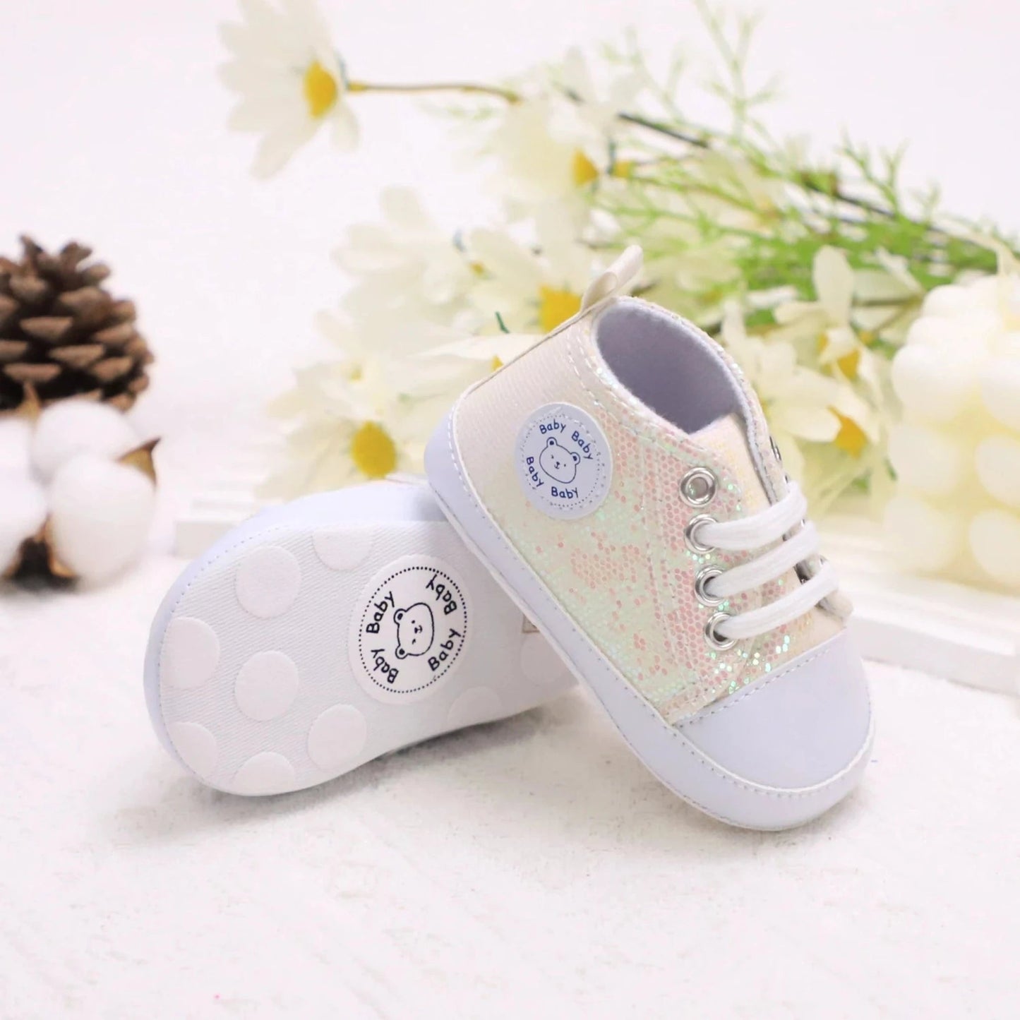 Sequins Canvas Sneakers - Babytopia32