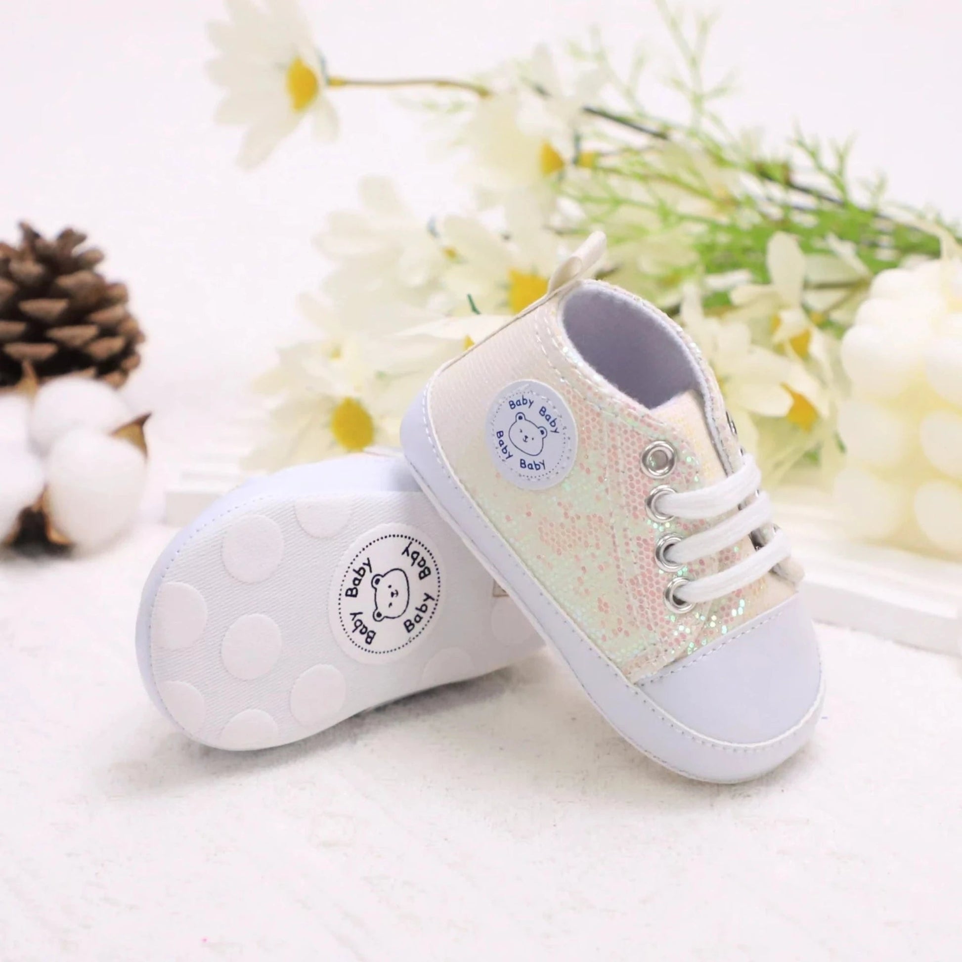 Sequins Canvas Sneakers - Babytopia32