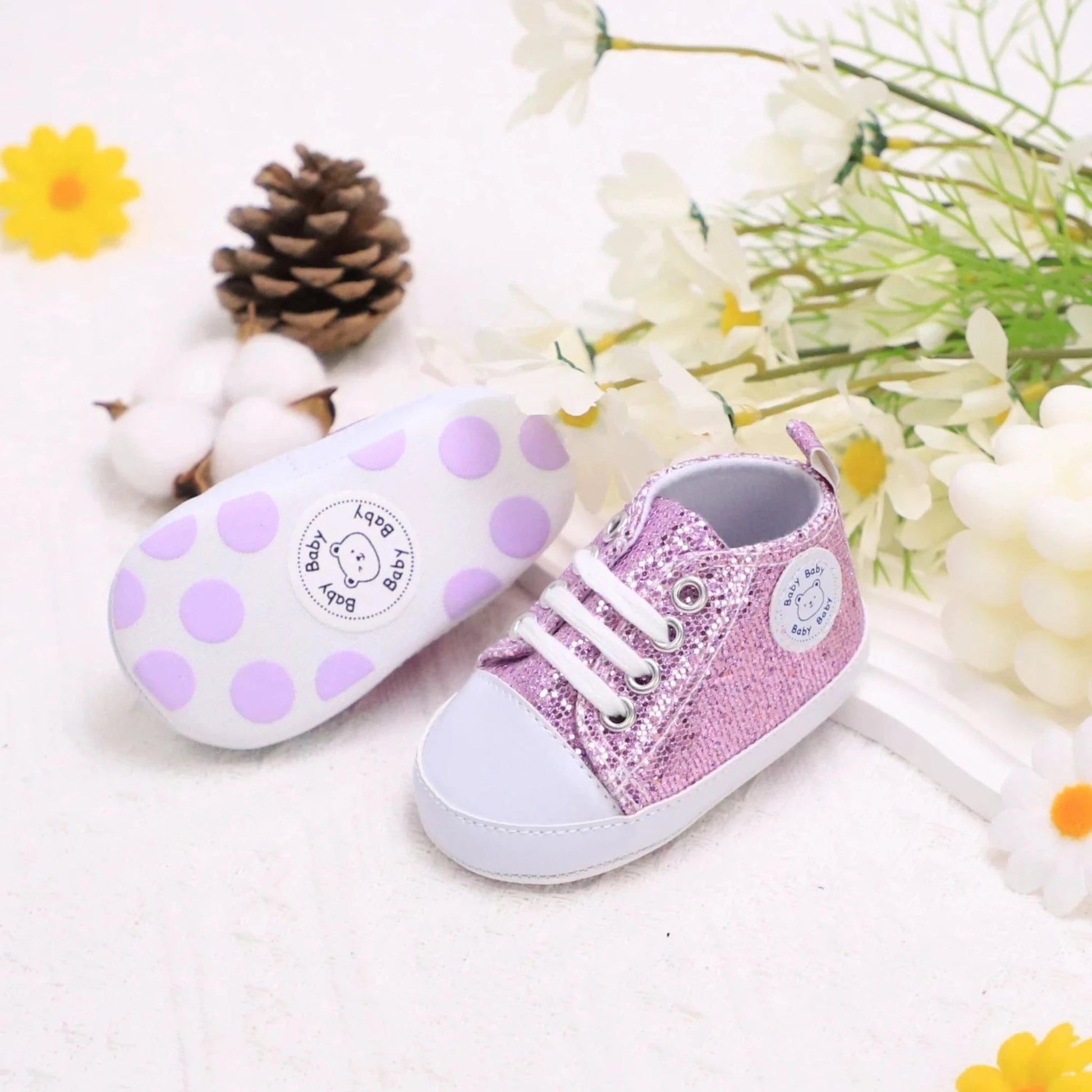 Sequins Canvas Sneakers - Babytopia32