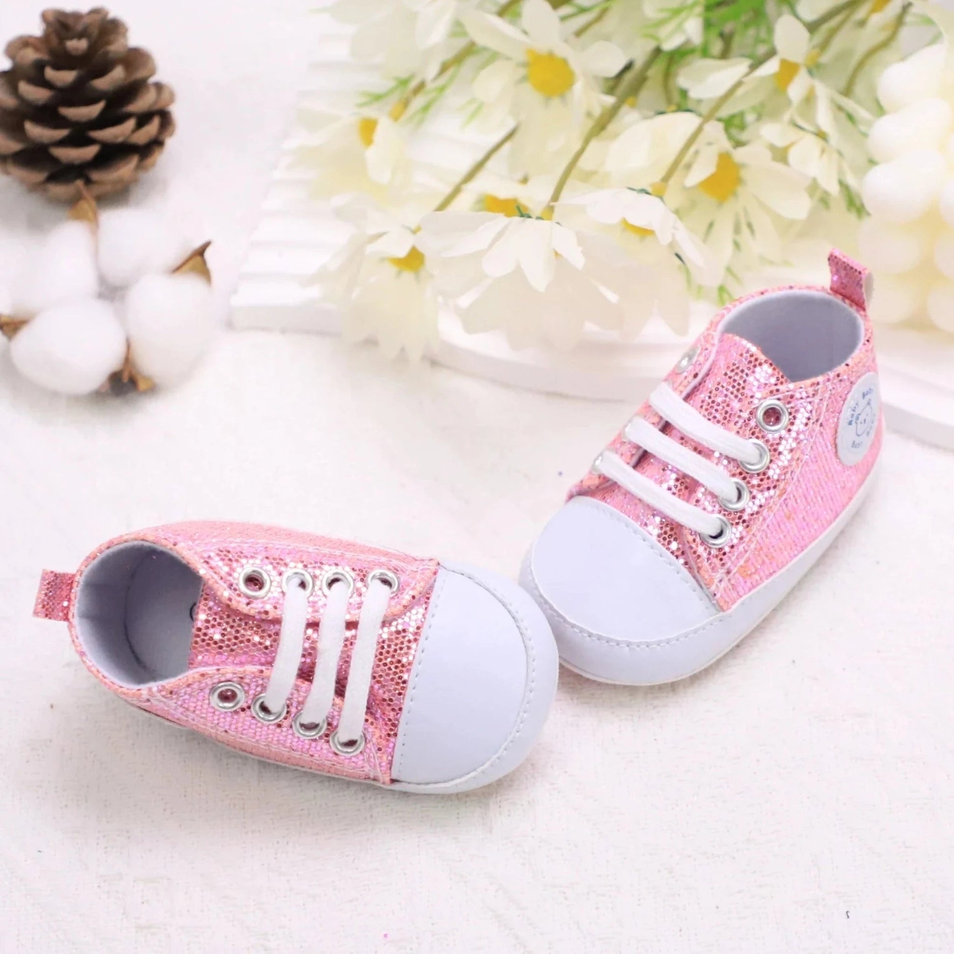 Sequins Canvas Sneakers - Babytopia32