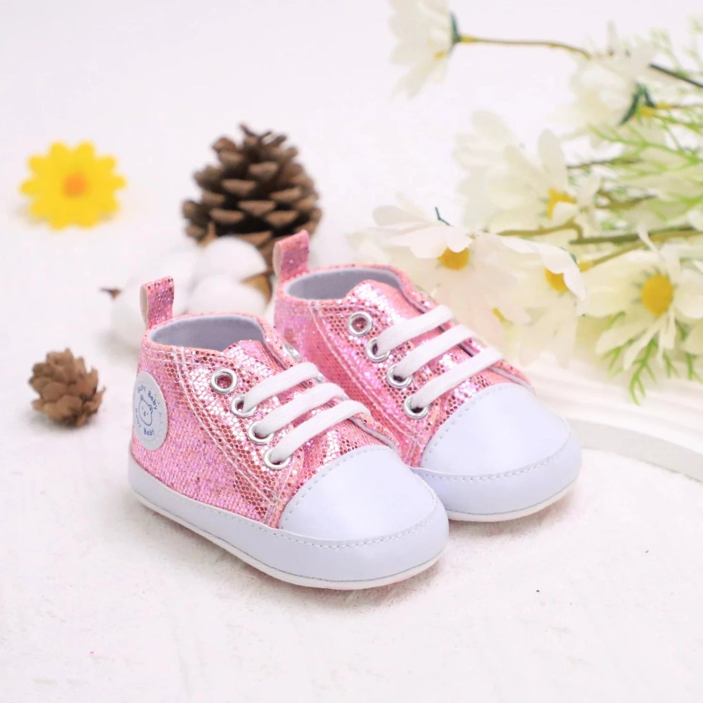 Sequins Canvas Sneakers - Babytopia32