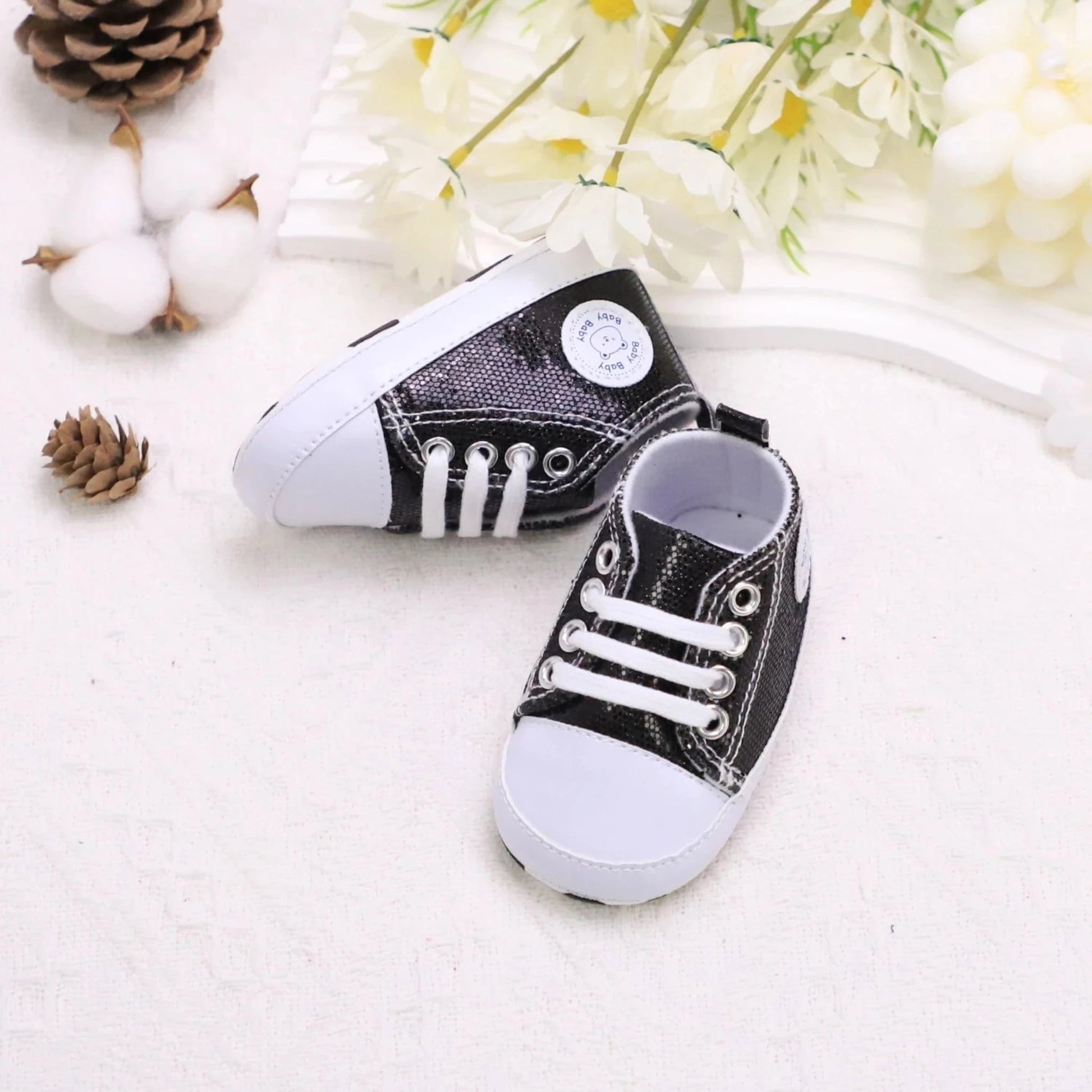 Sequins Canvas Sneakers - Babytopia32