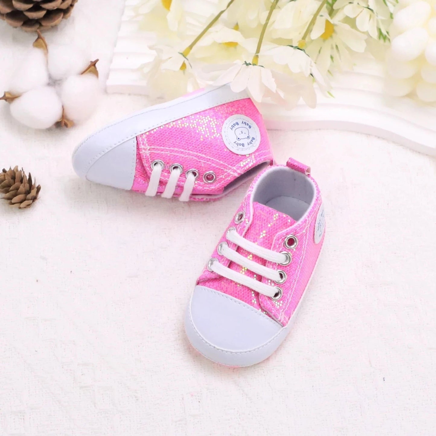 Sequins Canvas Sneakers - Babytopia32