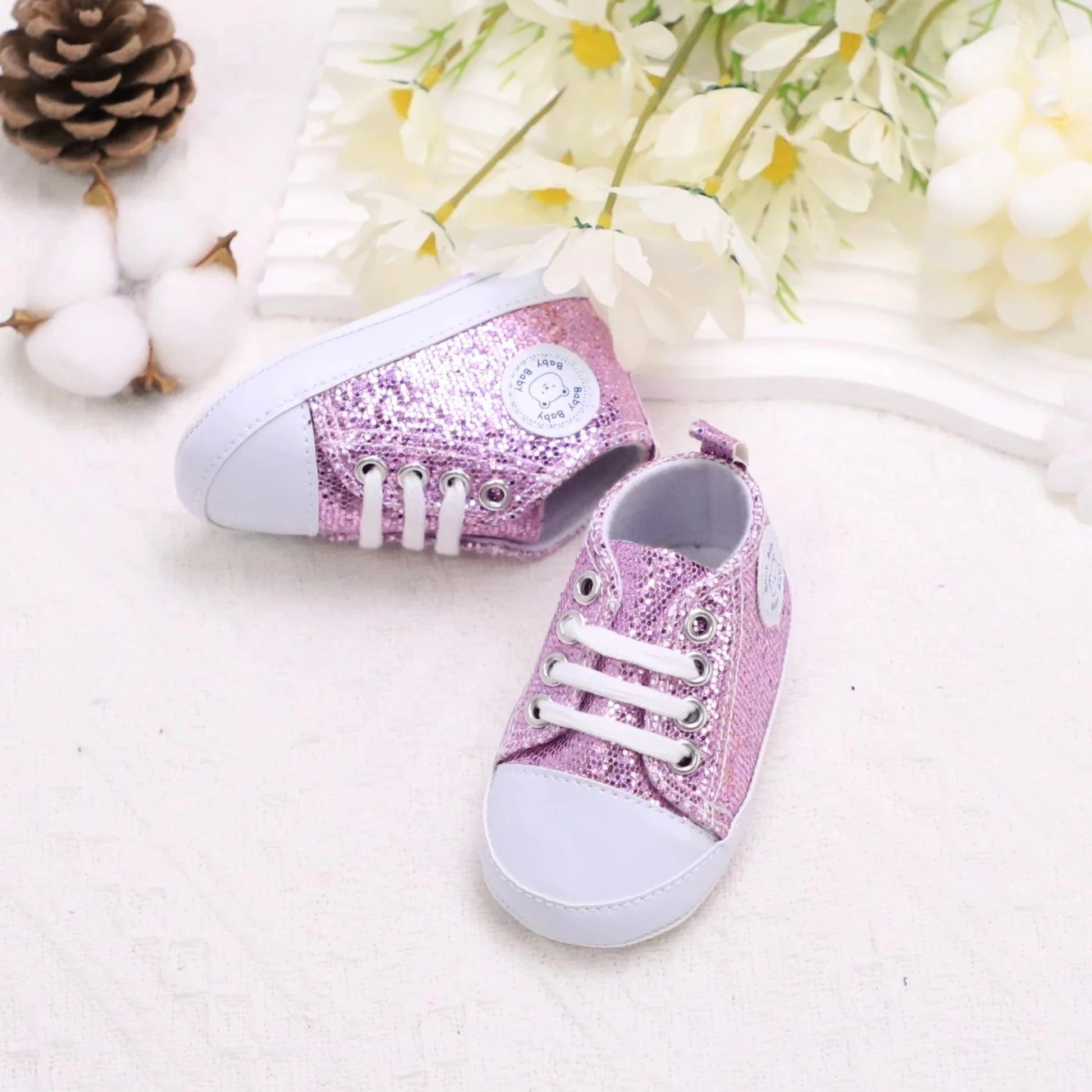 Sequins Canvas Sneakers - Babytopia32