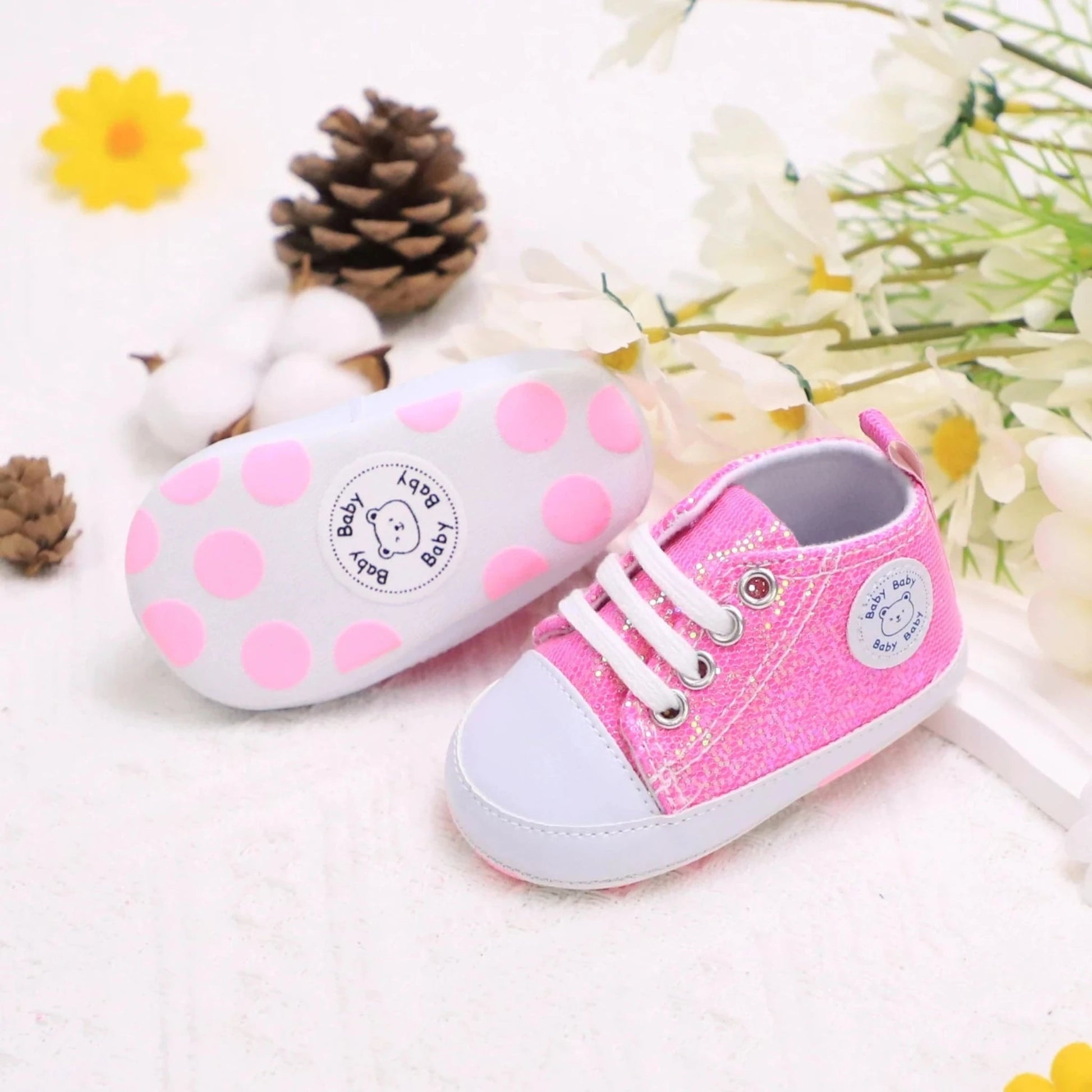 Sequins Canvas Sneakers - Babytopia32