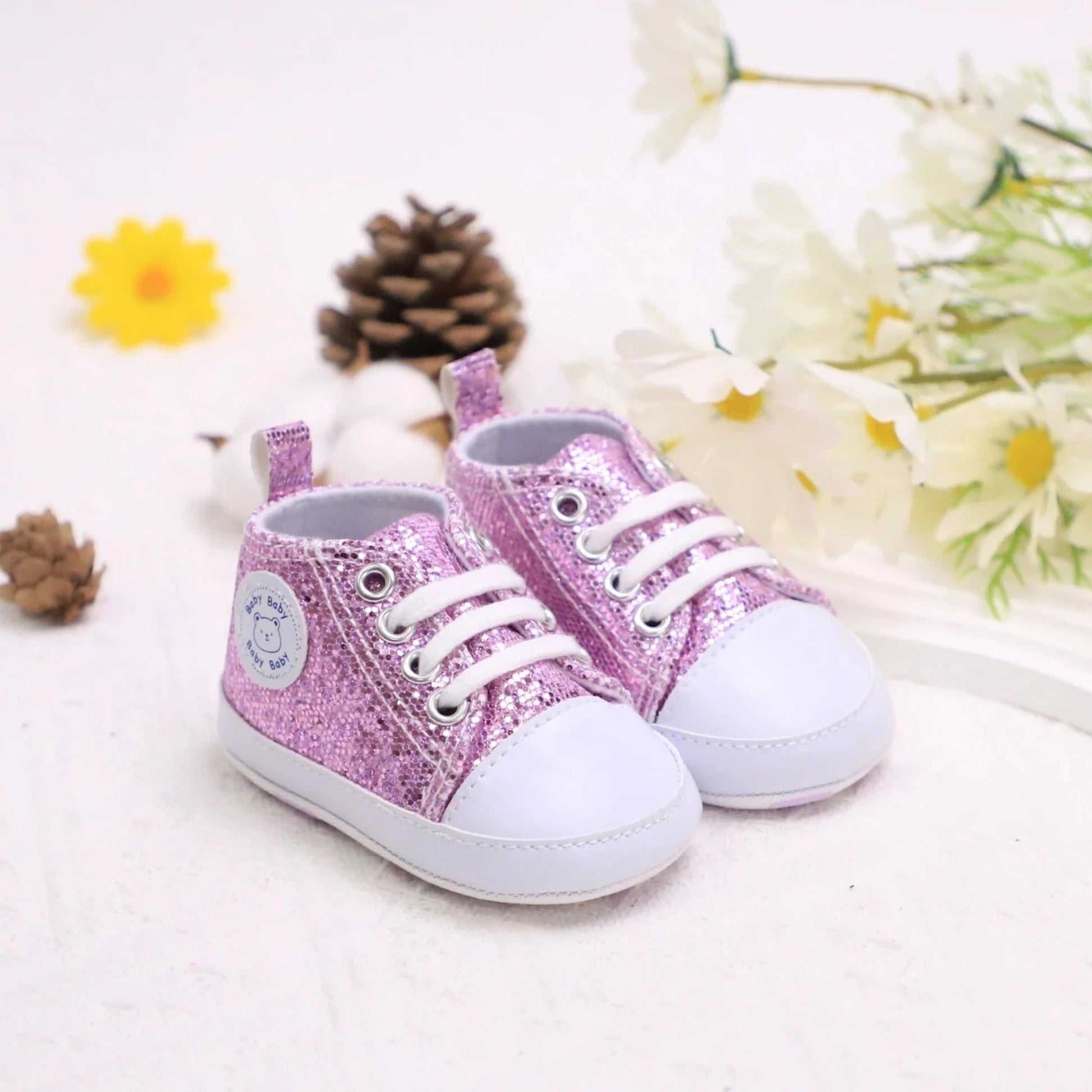 Sequins Canvas Sneakers - Babytopia32