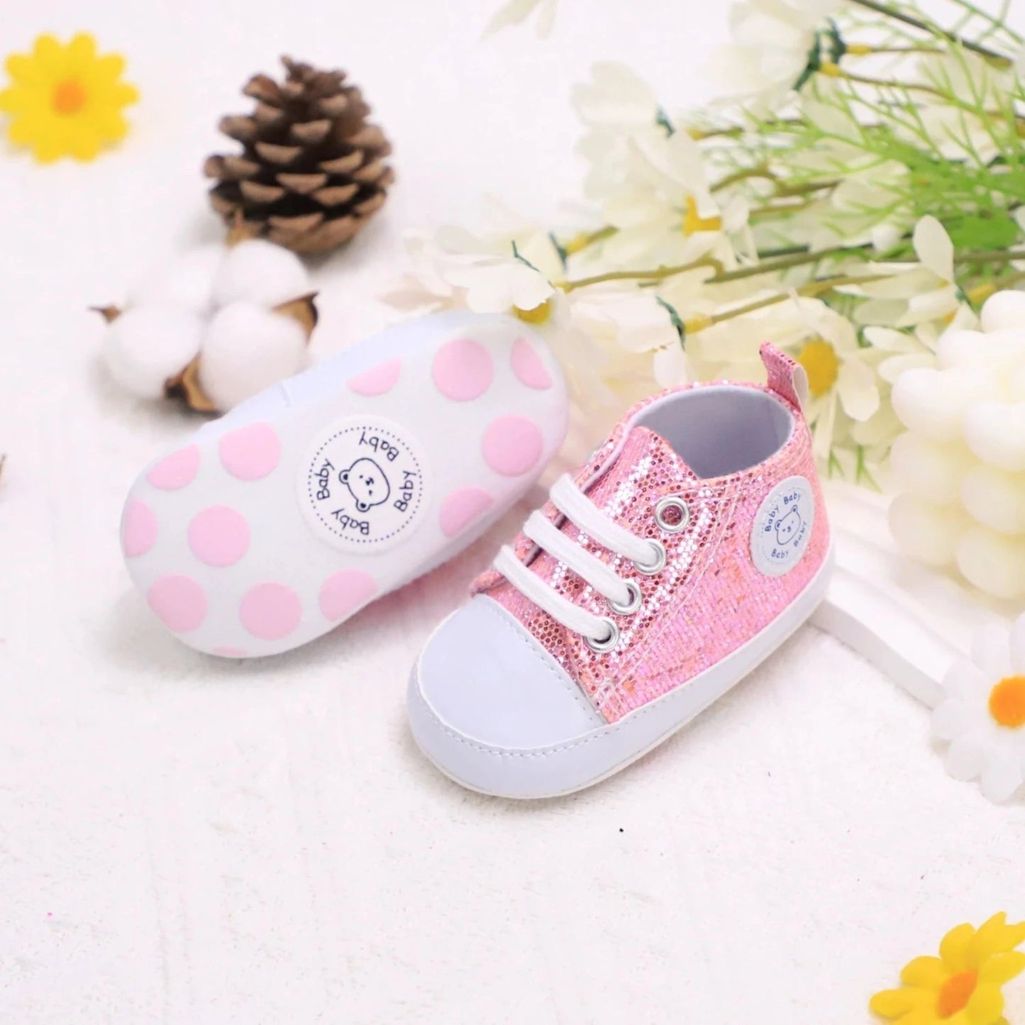 Sequins Canvas Sneakers - Babytopia32