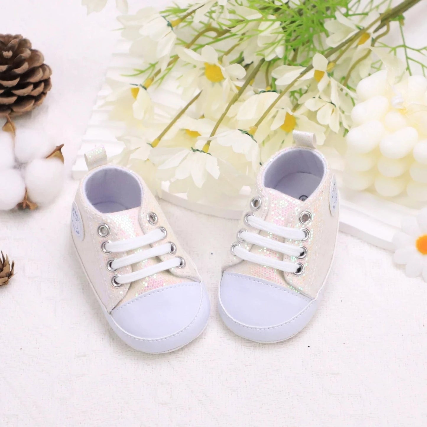 Sequins Canvas Sneakers - Babytopia32