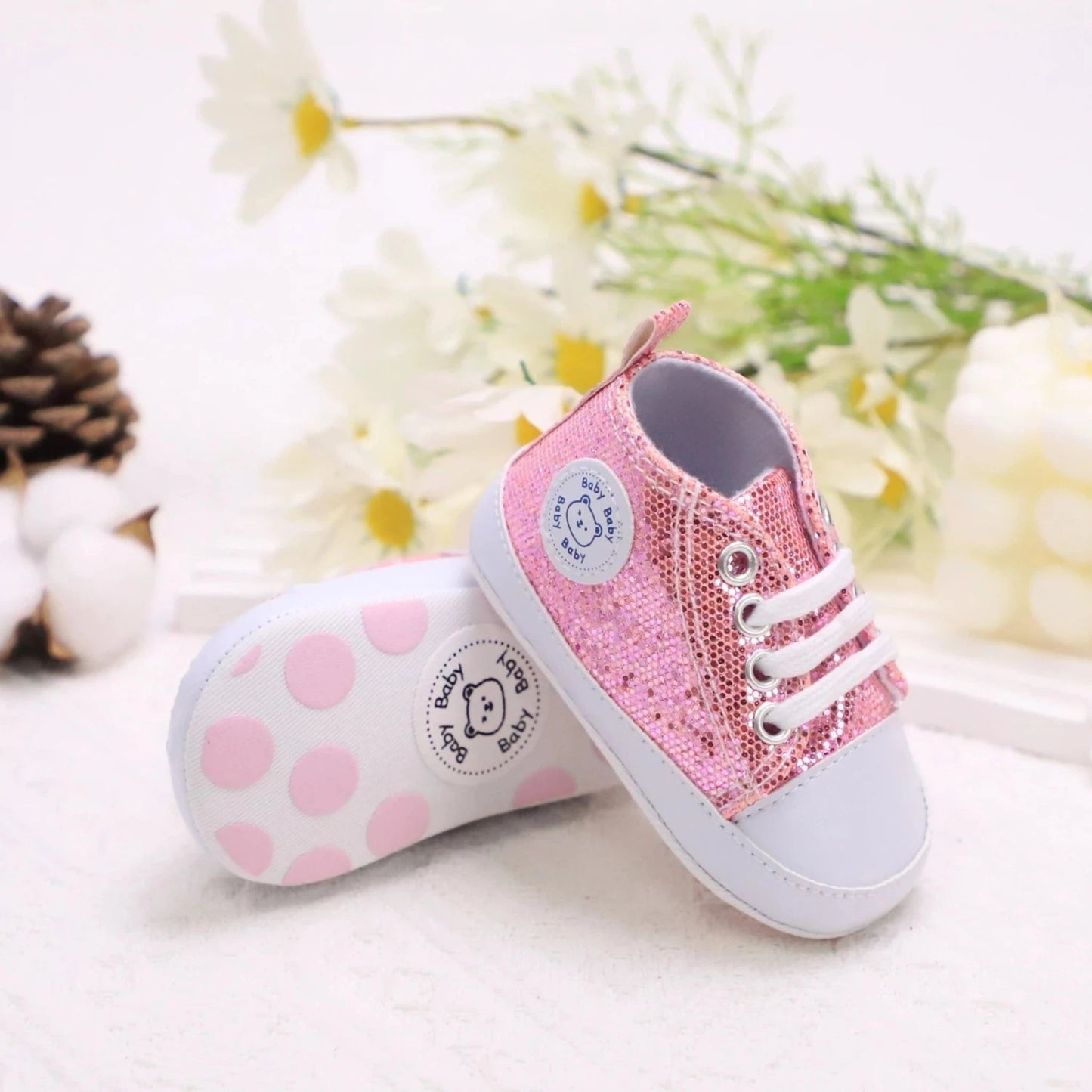 Sequins Canvas Sneakers - Babytopia32