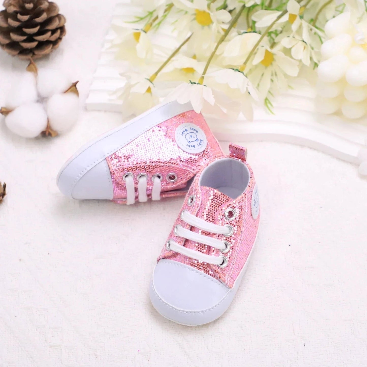 Sequins Canvas Sneakers - Babytopia32