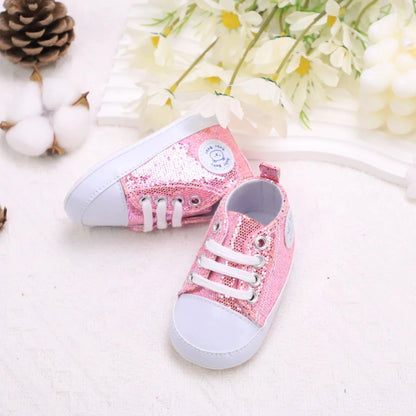 Sequins Canvas Sneakers - Babytopia32