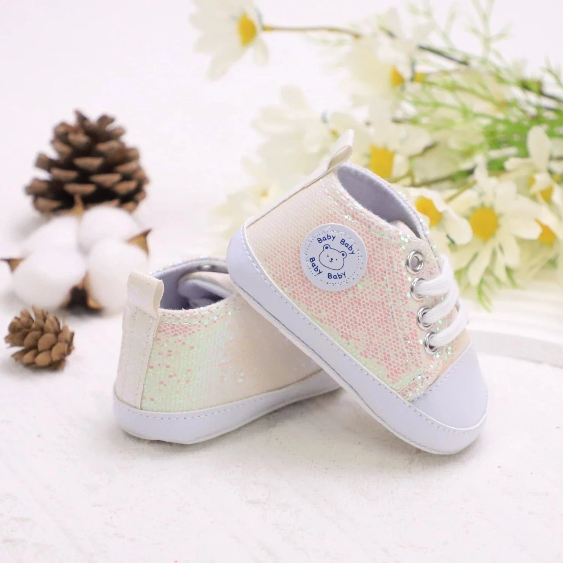 Sequins Canvas Sneakers - Babytopia32