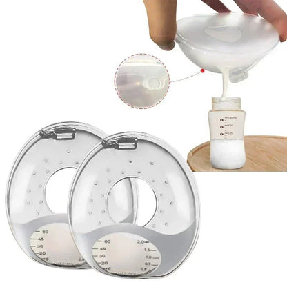 Silicone Breast Milk Collector – Wearable Anti-Spill Nursing Pad & Nipple Protector - Babytopia32