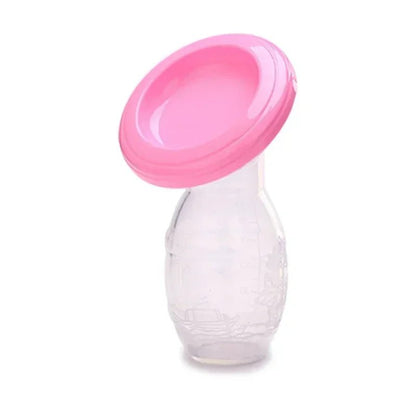 Silicone Manual Breast Pump — BPA Free Milk Collector for Breastfeeding Moms - Babytopia32